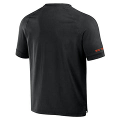 Cincinnati Bengals NFL x Darius Rucker Collection Washed Raglan Henley T-Shirt - Black - Fanatics