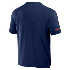 Denver Broncos NFL x Darius Rucker Collection Washed Raglan Henley T-Shirt - Navy - Fanatics