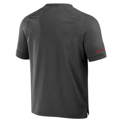 Tampa Bay Buccaneers NFL x Darius Rucker Collection Washed Raglan Henley T-Shirt - Pewter - Fanatics