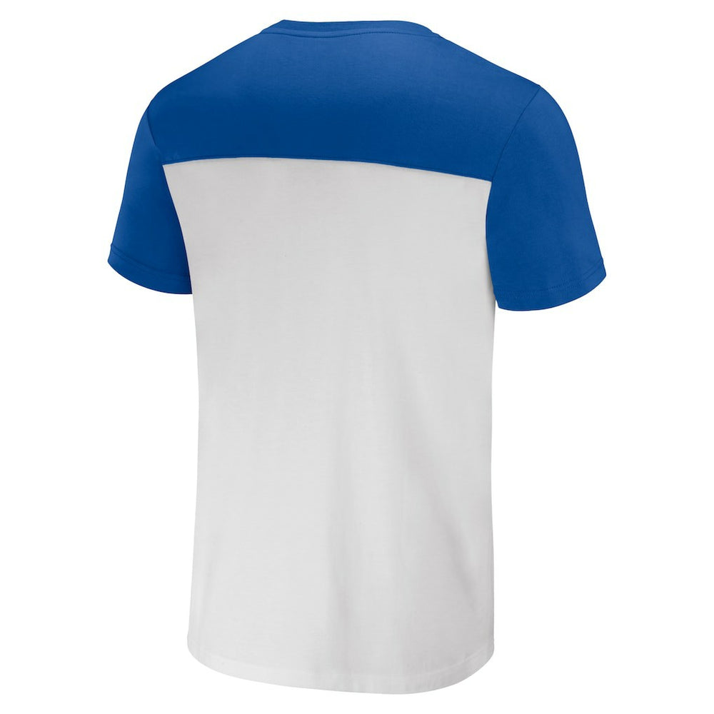 Buffalo Bills NFL x Darius Rucker Collection Colorblocked T-Shirt - White/Royal - Fanatics
