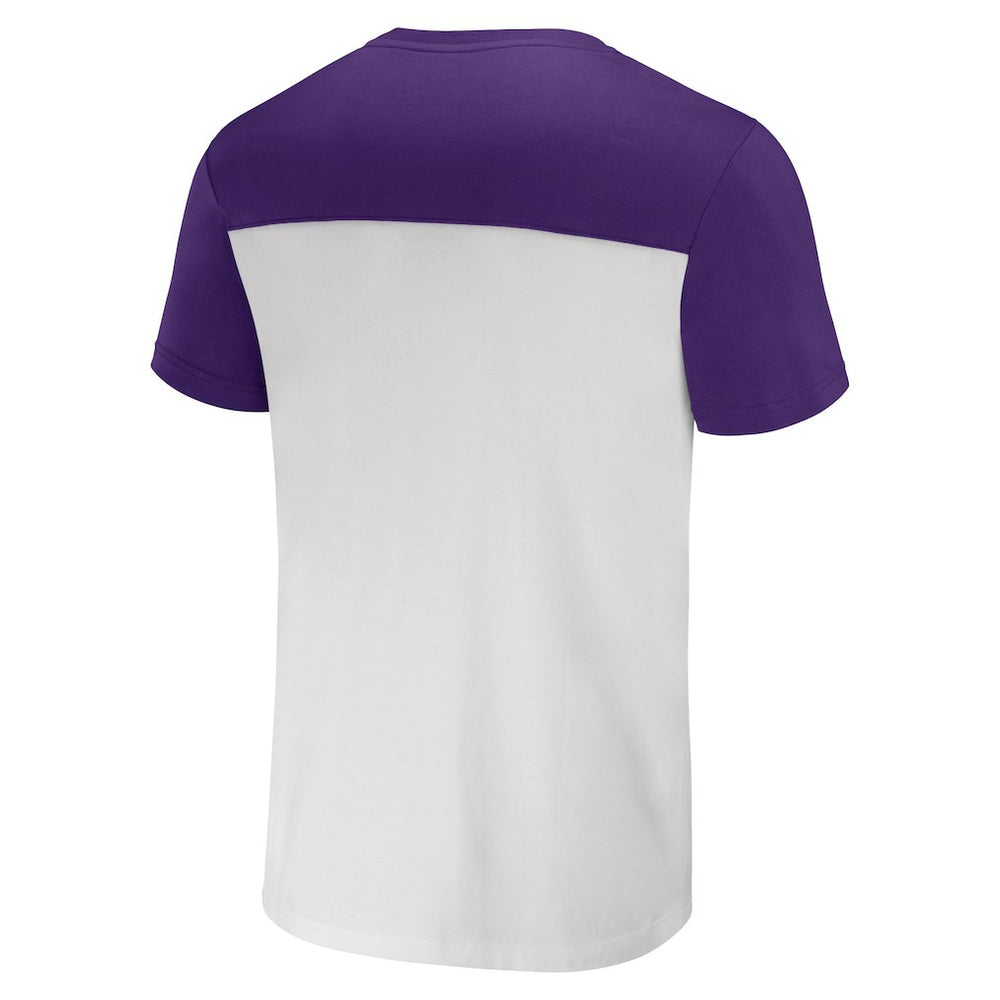 Minnesota Vikings NFL x Darius Rucker Collection Colorblocked T-Shirt - Cream - Fanatics