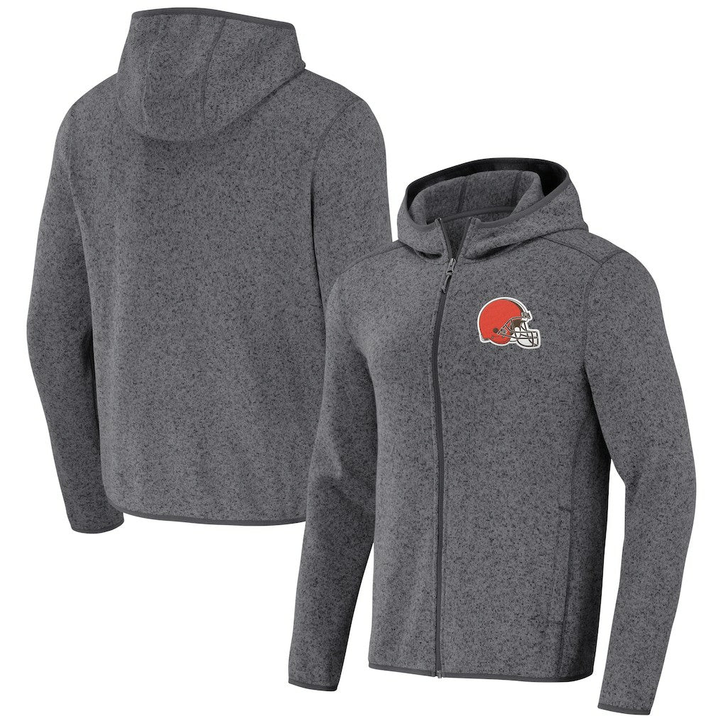 Cleveland Browns NFL x Darius Rucker Collection Fleece Pullover Hoodie - Gray - Fanatics