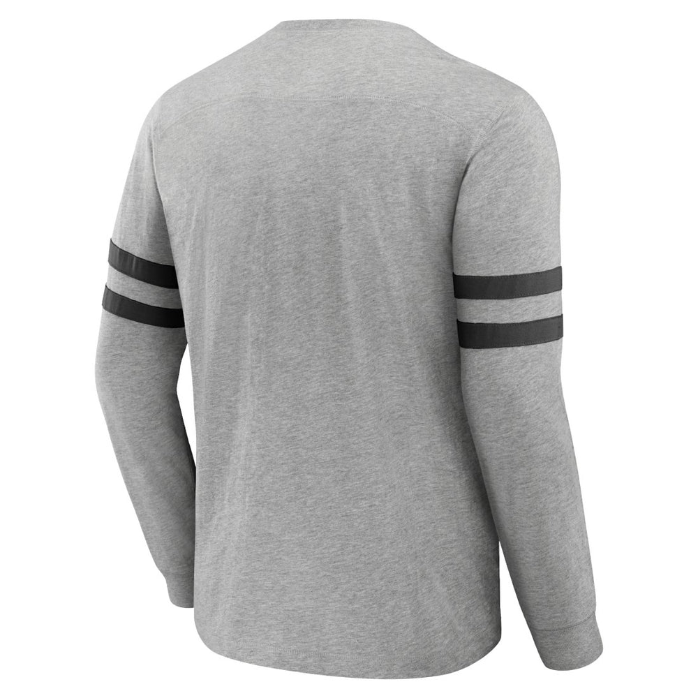 Tampa Bay Buccaneers NFL x Darius Rucker Collection Henley Long Sleeve T-Shirt - Heather Gray - Fanatics