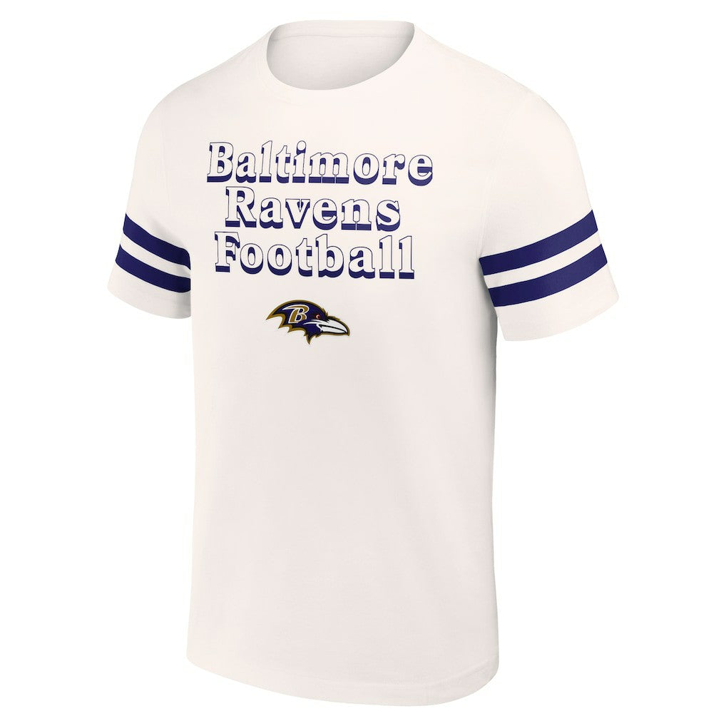 Baltimore Ravens NFL x Darius Rucker Collection Vintage T-Shirt - Cream - Fanatics