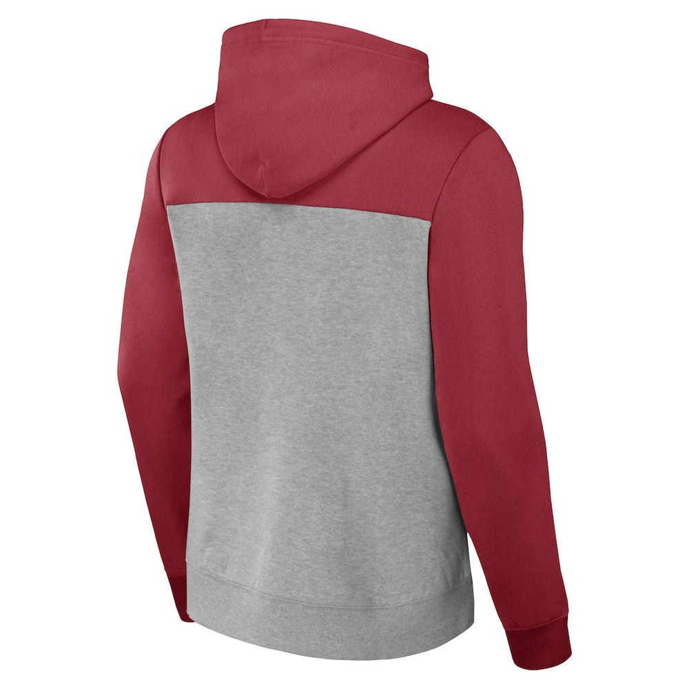 Arizona Cardinals NFL x Darius Rucker Collection Color Blocked Pullover Hoodie - Heather Gray - Fanatics