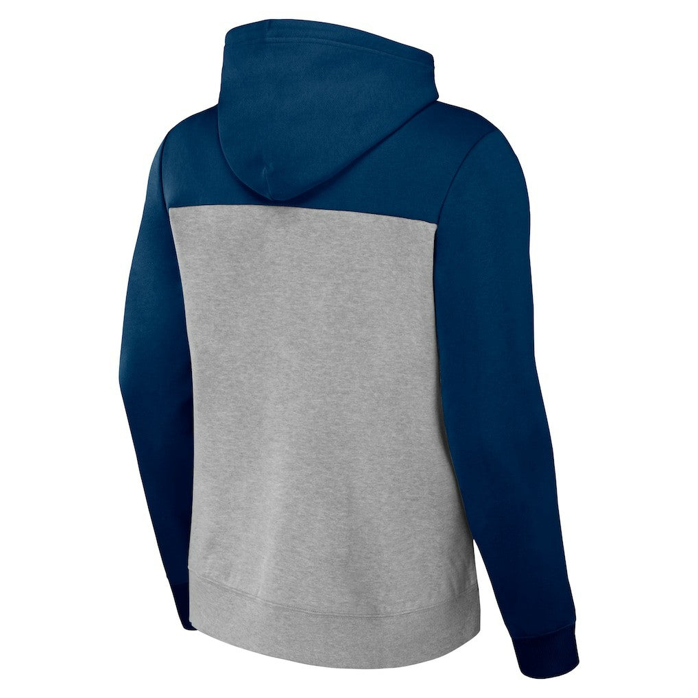 Chicago Bears NFL x Darius Rucker Collection Color Blocked Pullover Hoodie - Heather Gray - Fanatics