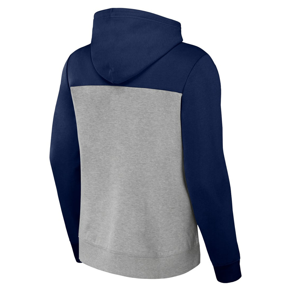 Tennessee Titans NFL x Darius Rucker Collection Color Blocked Pullover Hoodie - Heather Gray - Fanatics