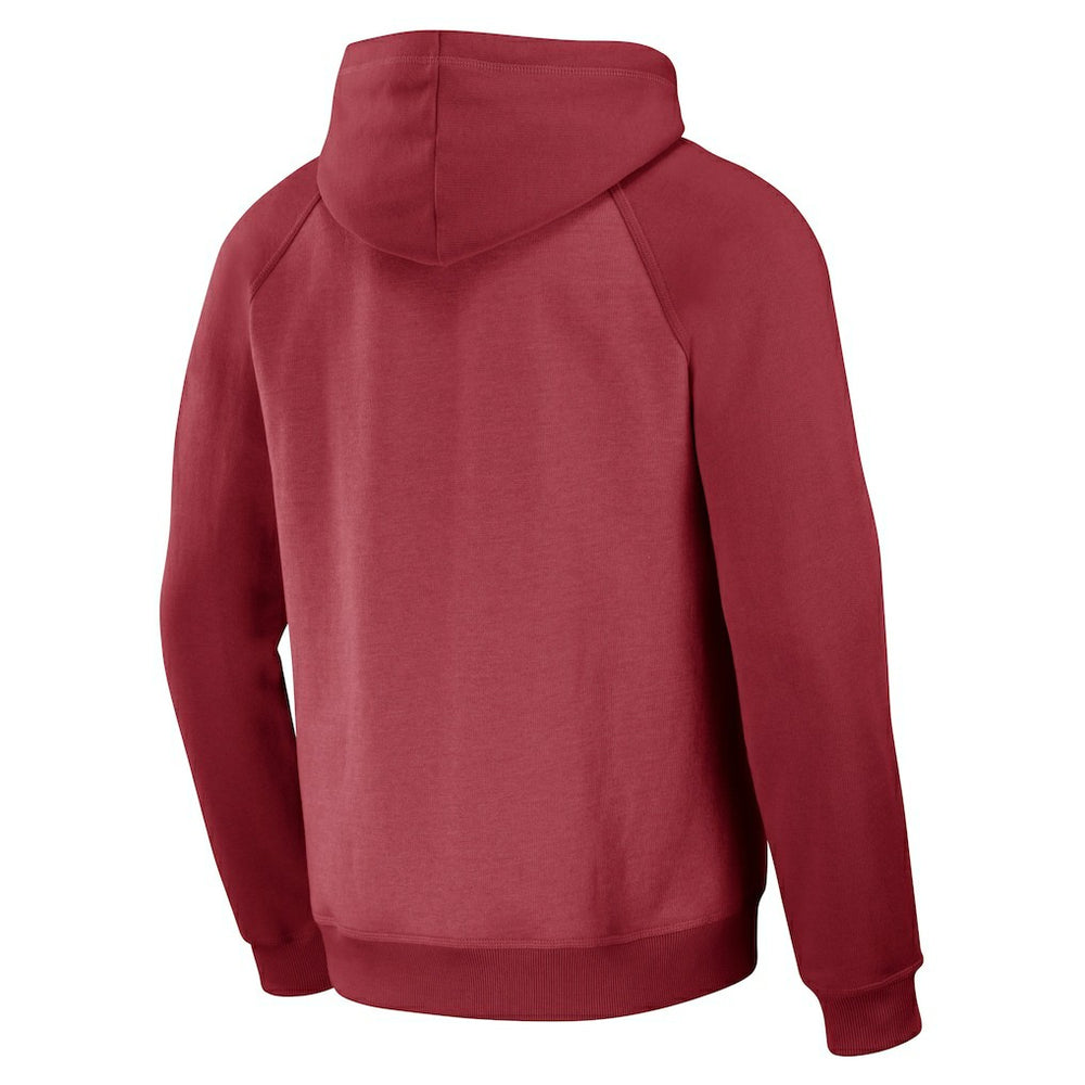 Arizona Cardinals NFL x Darius Rucker Collection Raglan Full-Zip Hoodie - Cardinal - Fanatics