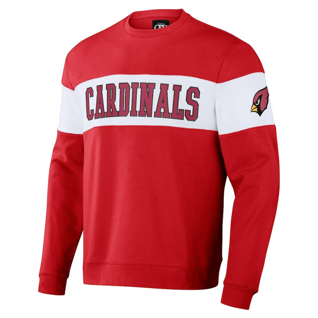 Arizona Cardinals NFL x Darius Rucker Collection Team Color & White Pullover Sweatshirt - Cardinal - Fanatics