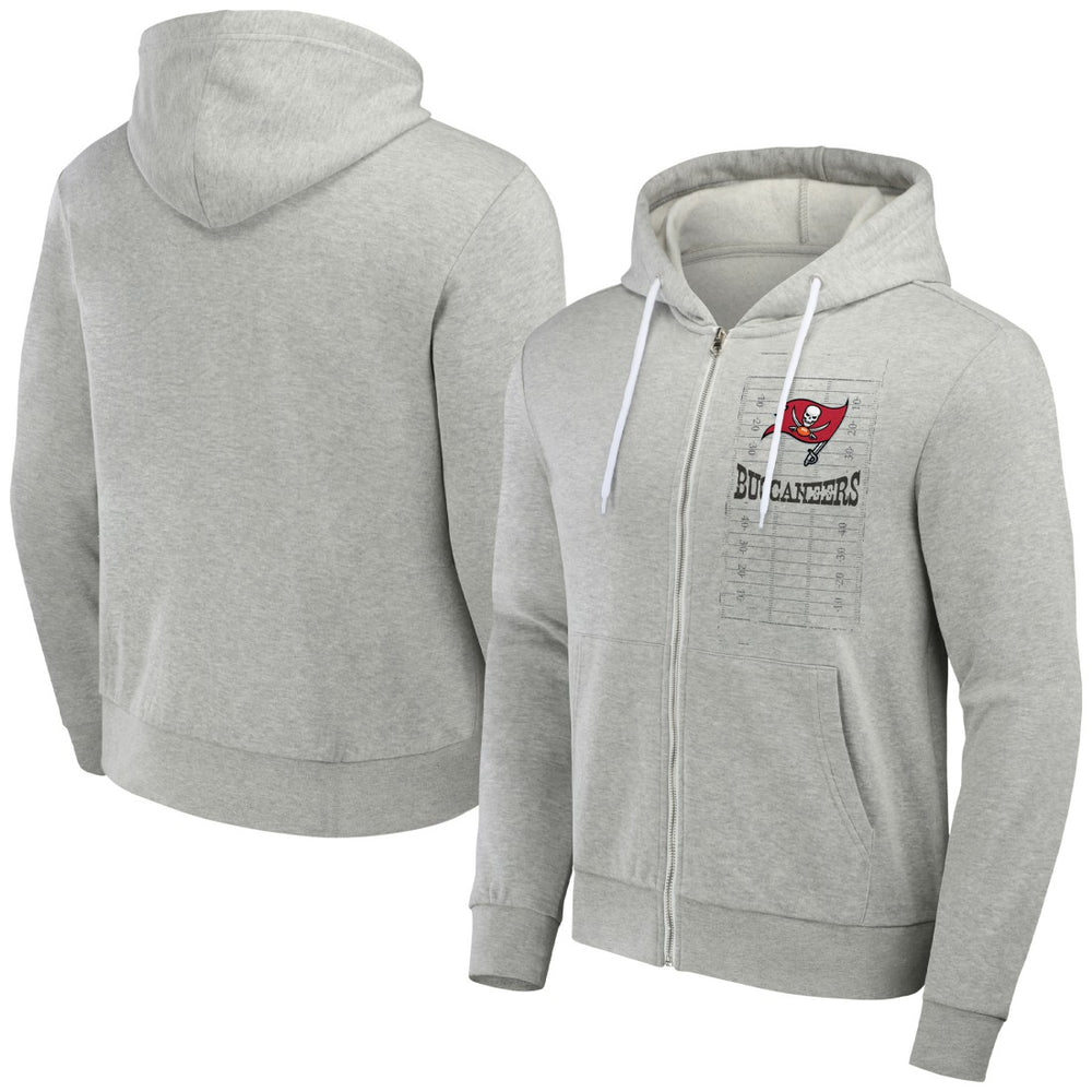 Tampa Bay Buccaneers NFL x Darius Rucker Collection Domestic Full-Zip Hoodie - Heather Gray - Fanatics