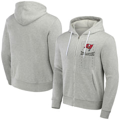 Tampa Bay Buccaneers NFL x Darius Rucker Collection Domestic Full-Zip Hoodie - Heather Gray - Fanatics