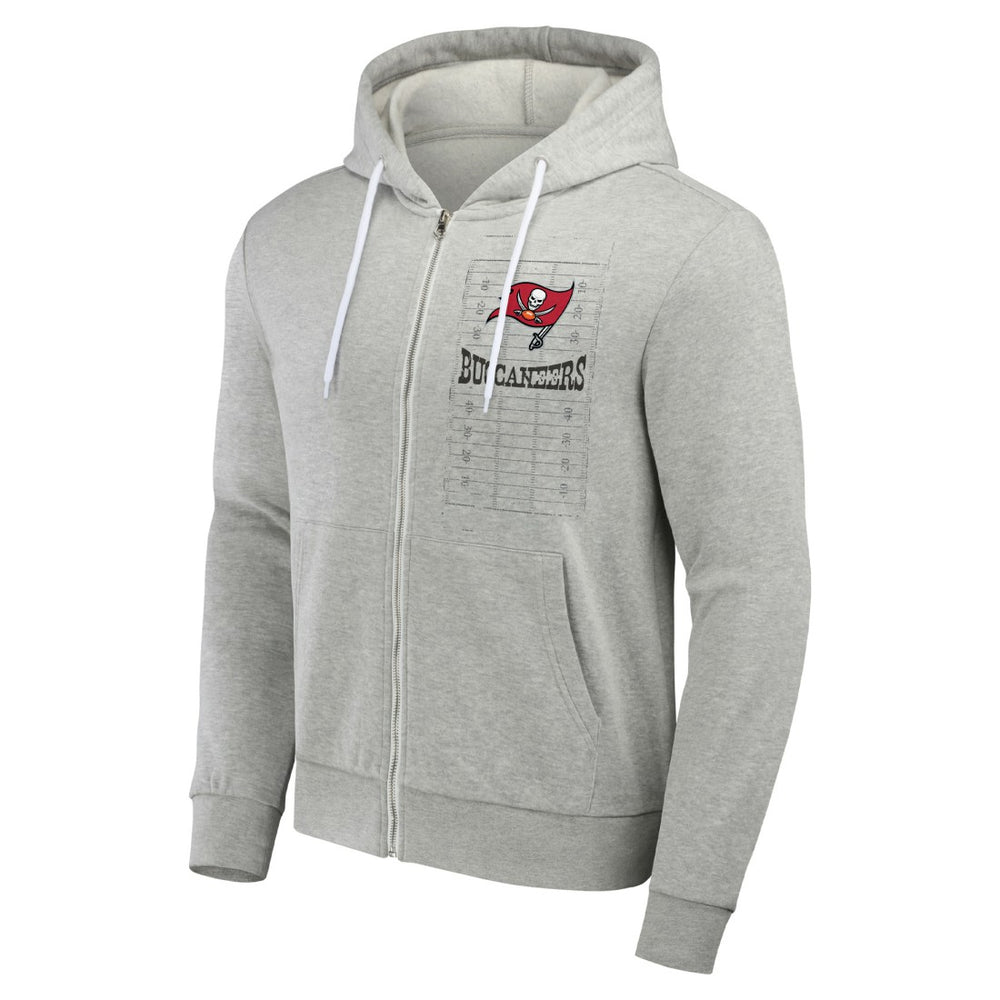 Tampa Bay Buccaneers NFL x Darius Rucker Collection Domestic Full-Zip Hoodie - Heather Gray - Fanatics