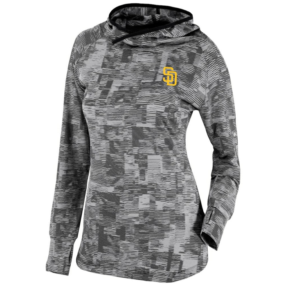San Diego Padres Columbia Women's Omni-Wick Sunday Ball Pullover Hoodie Sale