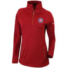 Chicago Cubs Columbia Women's Omni-Wick Outward Nine Quarter-Zip Pullover Top Outlet