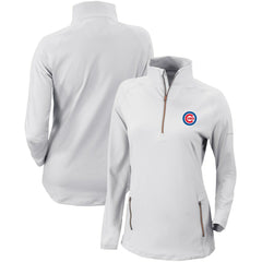 Chicago Cubs Columbia Women's Omni-Wick Outward Nine Quarter-Zip Pullover Top Outlet