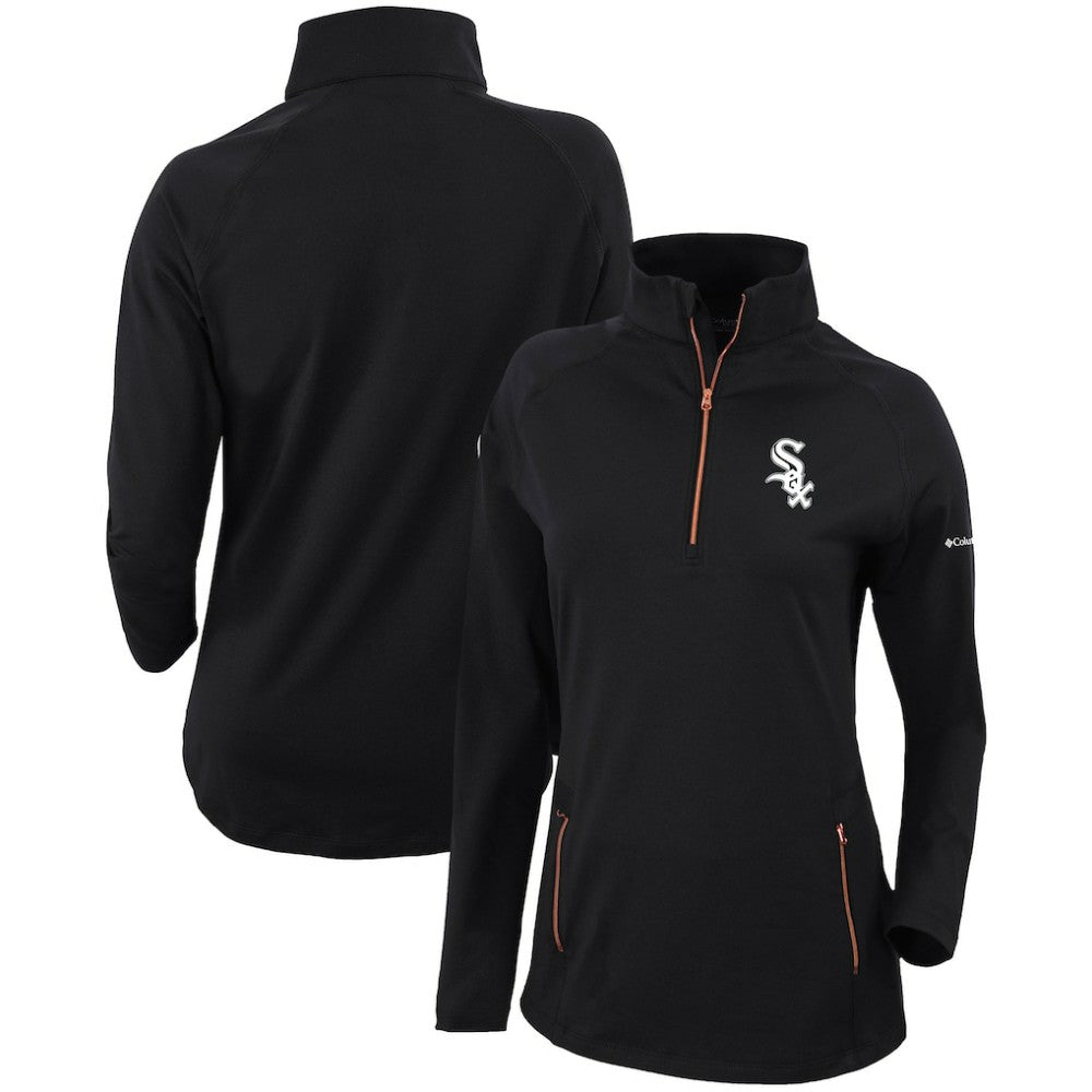 Chicago White Sox Columbia Women's Omni-Wick Outward Nine Quarter-Zip Pullover Top Online