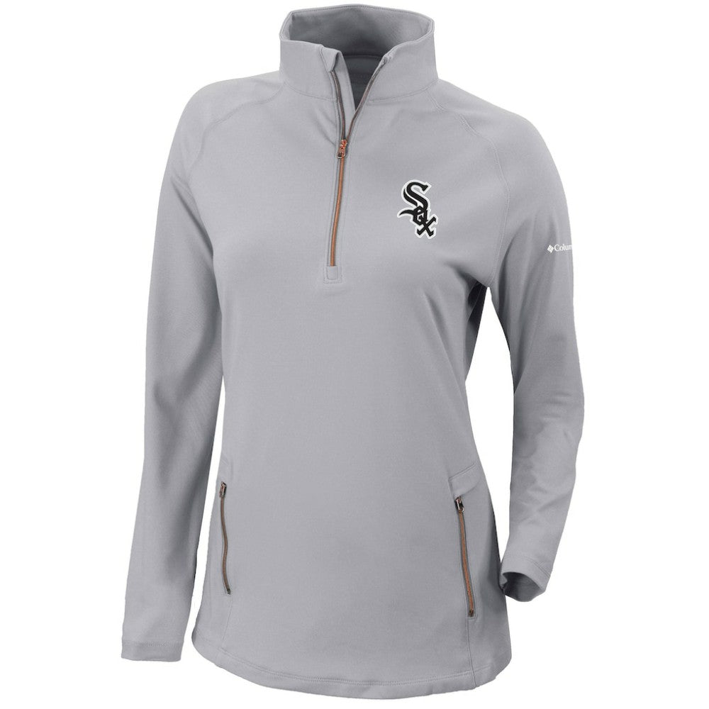 Chicago White Sox Columbia Women's Omni-Wick Outward Nine Quarter-Zip Pullover Top Near Me