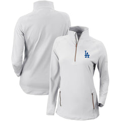 Los Angeles Dodgers Columbia Women's Omni-Wick Outward Nine Quarter-Zip Pullover Top Online