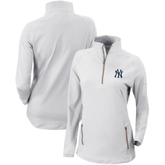 New York Yankees Columbia Women's Omni-Wick Outward Nine Quarter-Zip Pullover Top Online