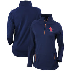 St. Louis Cardinals Columbia Women's Omni-Wick Outward Nine Quarter-Zip Pullover Top Discount