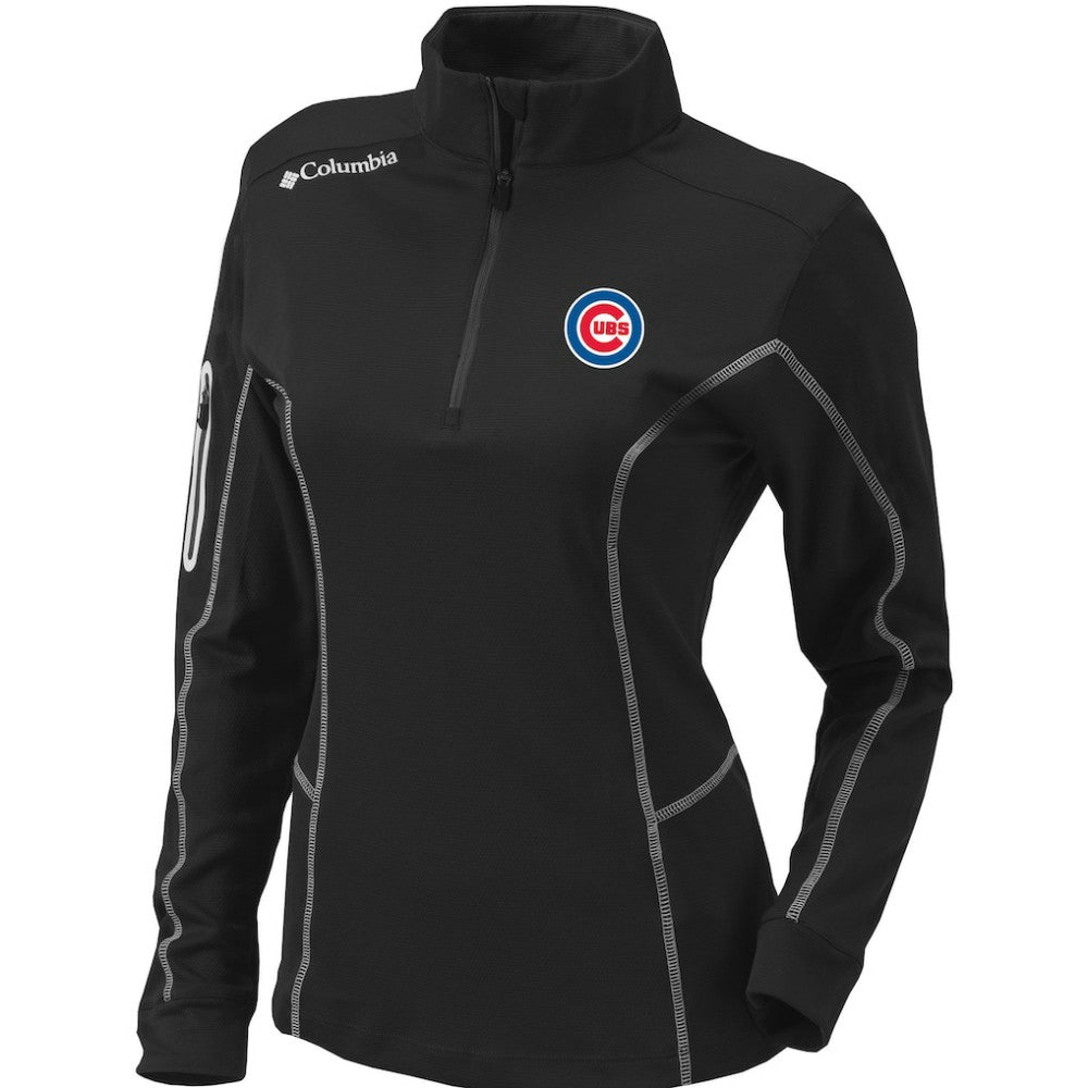 Chicago Cubs Columbia Women's Omni-Wick Shotgun Quarter-Zip Pullover Top for sale