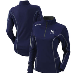 New York Yankees Columbia Women's Omni-Wick Shotgun Quarter-Zip Pullover Top Near Me