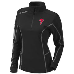 Philadelphia Phillies Columbia Women's Omni-Wick Shotgun Quarter-Zip Pullover Top Sale