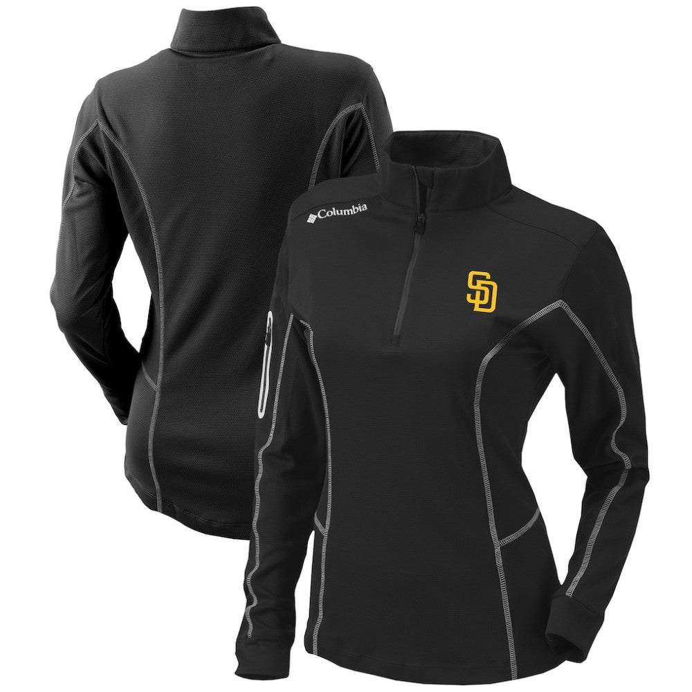 San Diego Padres Columbia Women's Omni-Wick Shotgun Quarter-Zip Pullover Top Online