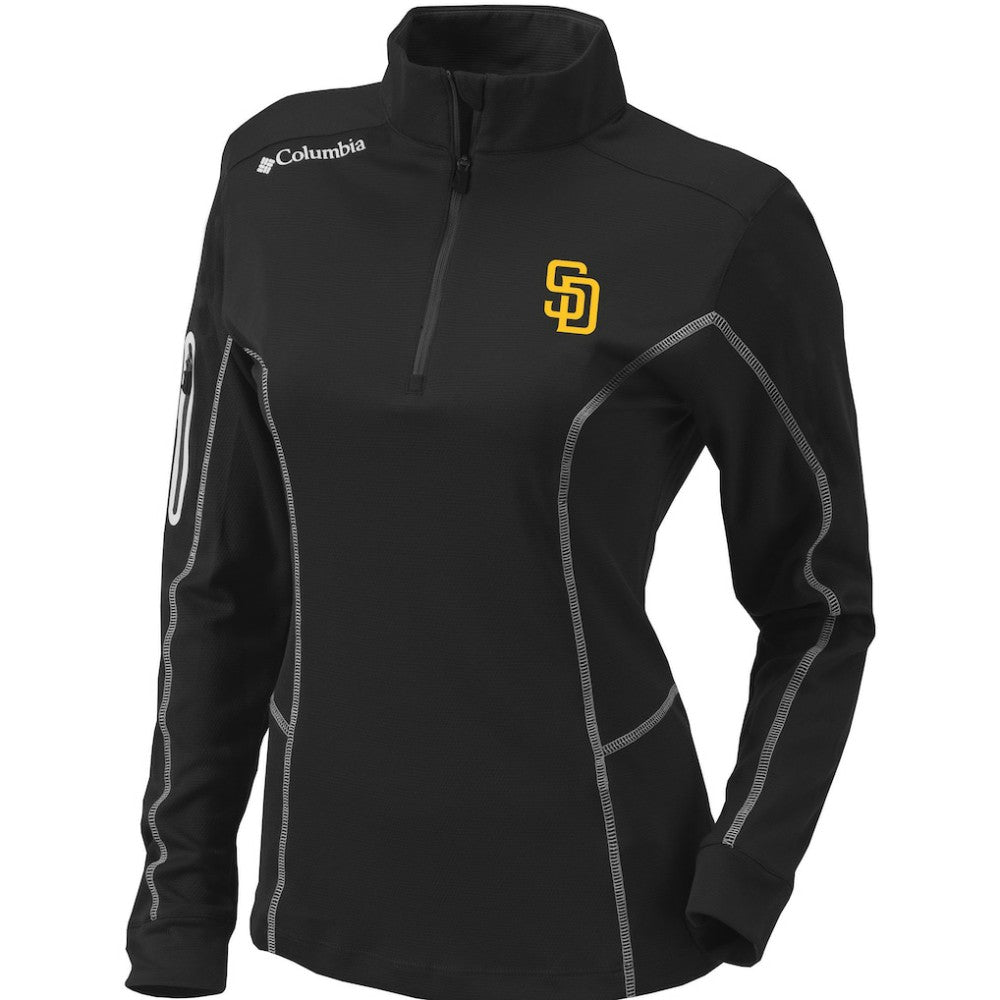 San Diego Padres Columbia Women's Omni-Wick Shotgun Quarter-Zip Pullover Top Online