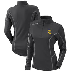 San Diego Padres Columbia Women's Omni-Wick Shotgun Quarter-Zip Pullover Top for sale