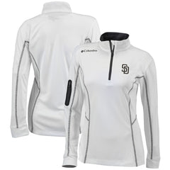 San Diego Padres Columbia Women's Omni-Wick Shotgun Quarter-Zip Pullover Top Online