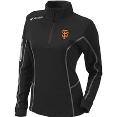 San Francisco Giants Columbia Women's Omni-Wick Shotgun Quarter-Zip Pullover Top Outlet