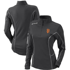 San Francisco Giants Columbia Women's Omni-Wick Shotgun Quarter-Zip Pullover Top Online