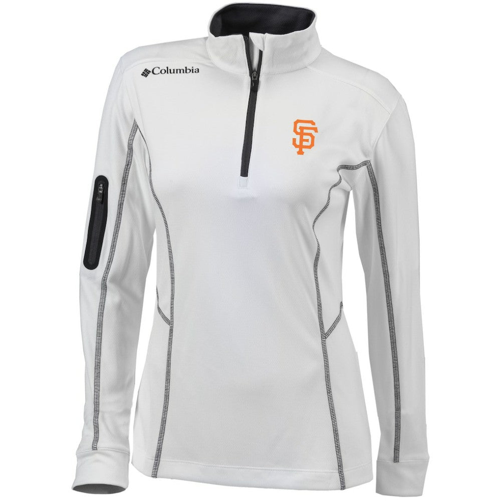 San Francisco Giants Columbia Women's Omni-Wick Shotgun Quarter-Zip Pullover Top for sale