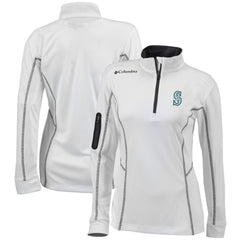Seattle Mariners Columbia Women's Omni-Wick Shotgun Quarter-Zip Pullover Top Outlet