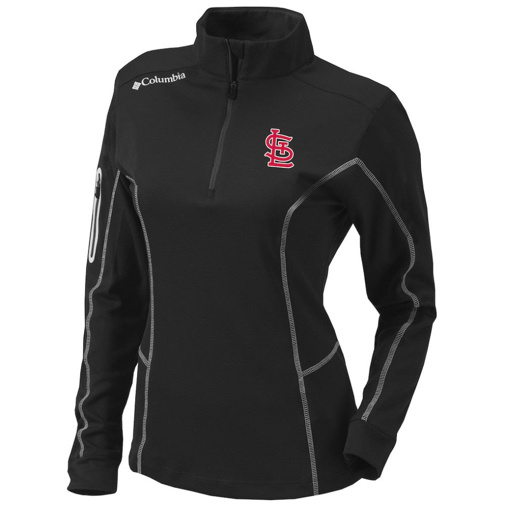 St. Louis Cardinals Columbia Women's Omni-Wick Shotgun Quarter-Zip Pullover Top Online