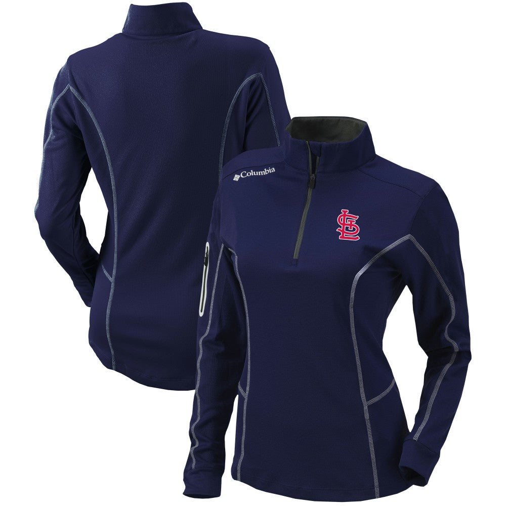 St. Louis Cardinals Columbia Women's Omni-Wick Shotgun Quarter-Zip Pullover Top Online