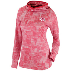 Cincinnati Reds Columbia Women's Omni-Wick Sunday Ball Pullover Hoodie Sale