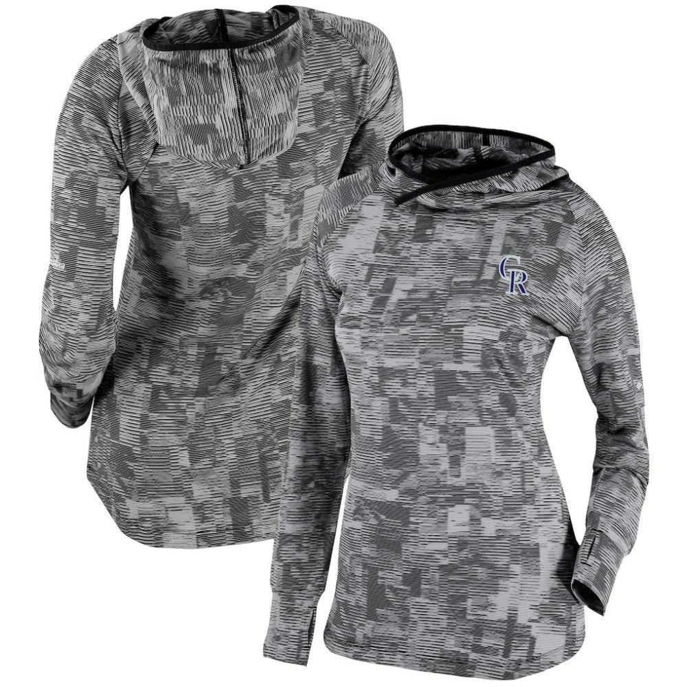 Colorado Rockies Columbia Women's Omni-Wick Sunday Ball Pullover Hoodie Discount