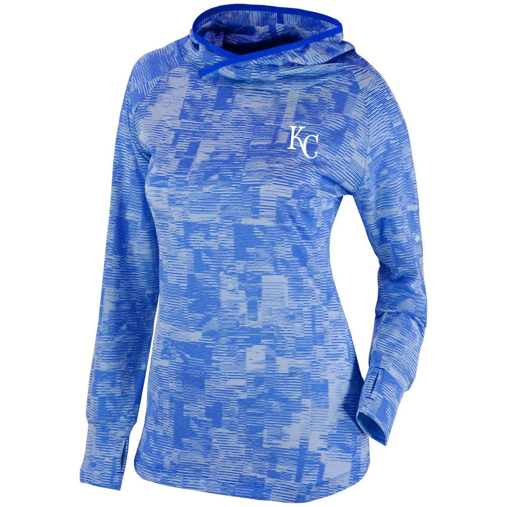 Kansas City Royals Columbia Women's Omni-Wick Sunday Ball Pullover Hoodie Sale