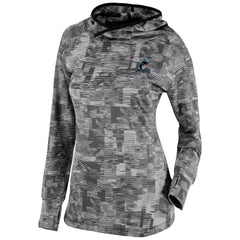 Miami Marlins Columbia Women's Omni-Wick Sunday Ball Pullover Hoodie Sale