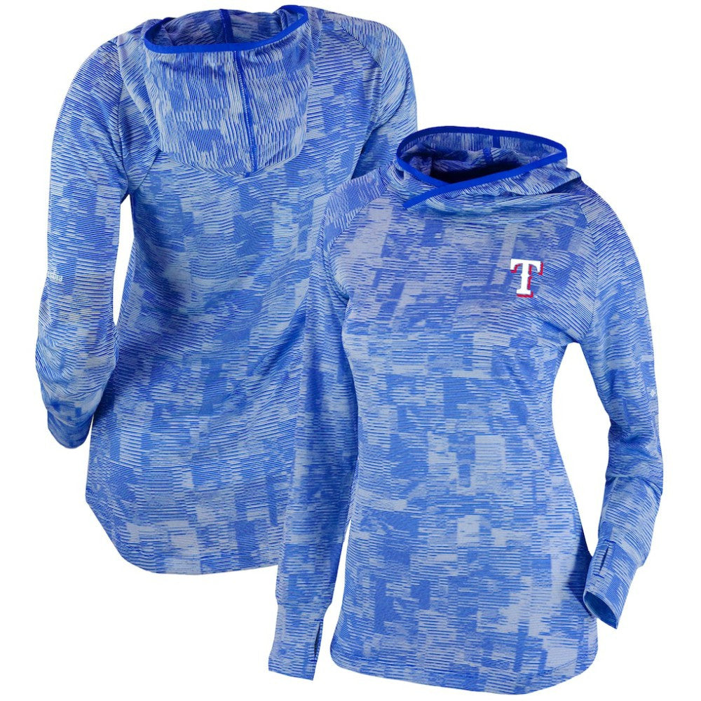 Texas Rangers Columbia Women's Omni-Wick Sunday Ball Pullover Hoodie Near Me