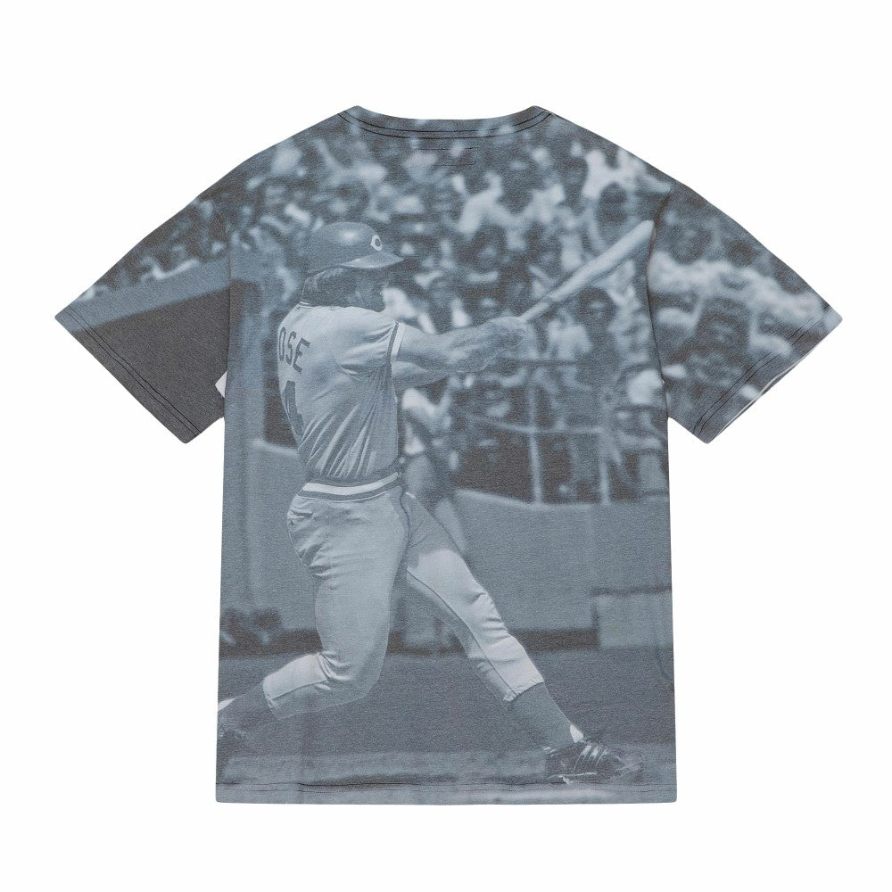 Pete Rose Cincinnati Reds Mitchell & Ness Cooperstown Collection Highlight Sublimated Player Graphic T-Shirt Outlet