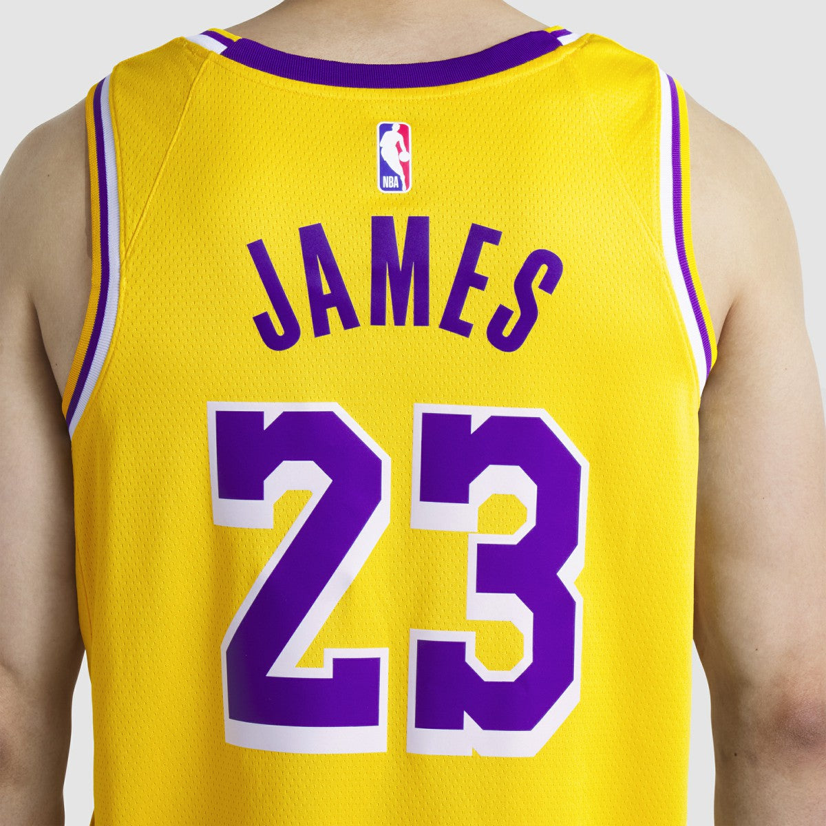 Nike LeBron James Los Angeles Lakers Unisex Swingman Jersey Icon Edition Gold