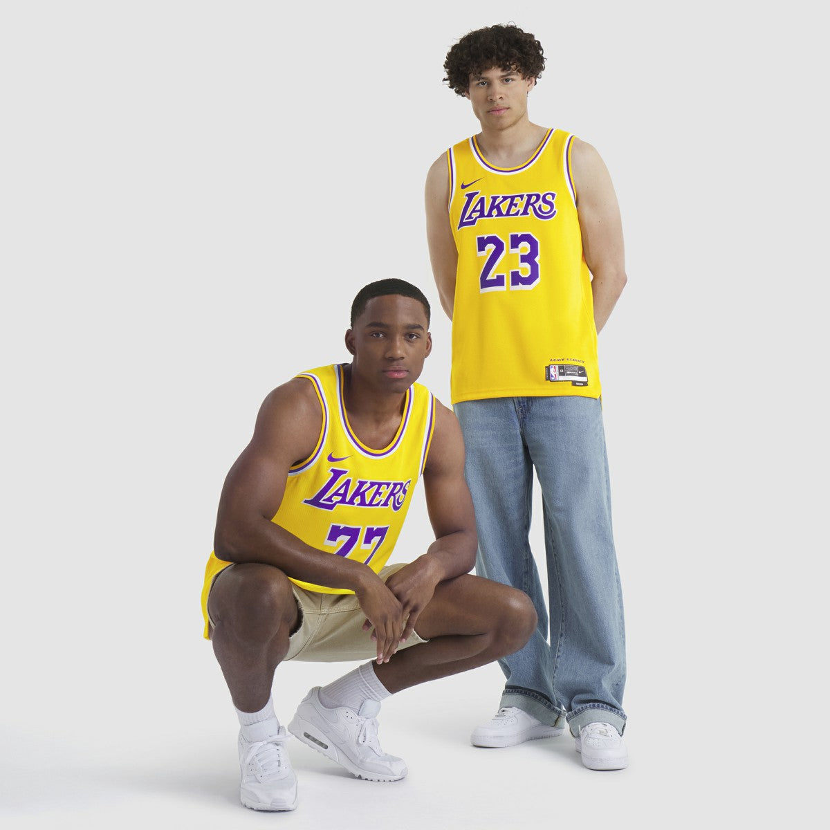 Nike LeBron James Los Angeles Lakers Unisex Swingman Jersey Icon Edition Gold