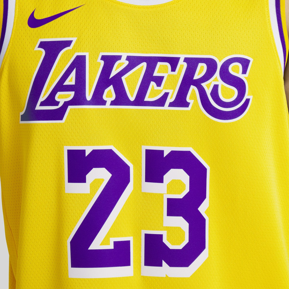 Nike LeBron James Los Angeles Lakers Unisex Swingman Jersey Icon Edition Gold