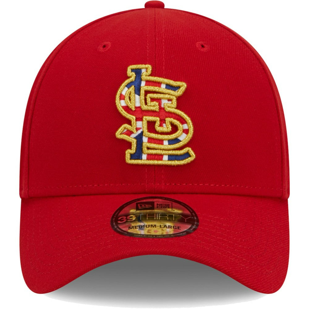 St. Louis Cardinals New Era 2023 MLB World Tour: London Series Flag Fill 39THIRTY Flex Hat Outlet