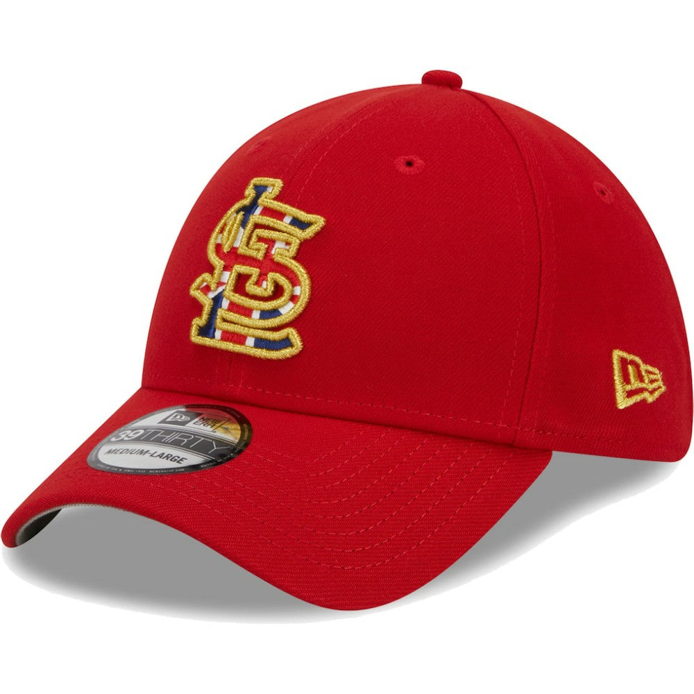 St. Louis Cardinals New Era 2023 MLB World Tour: London Series Flag Fill 39THIRTY Flex Hat Outlet