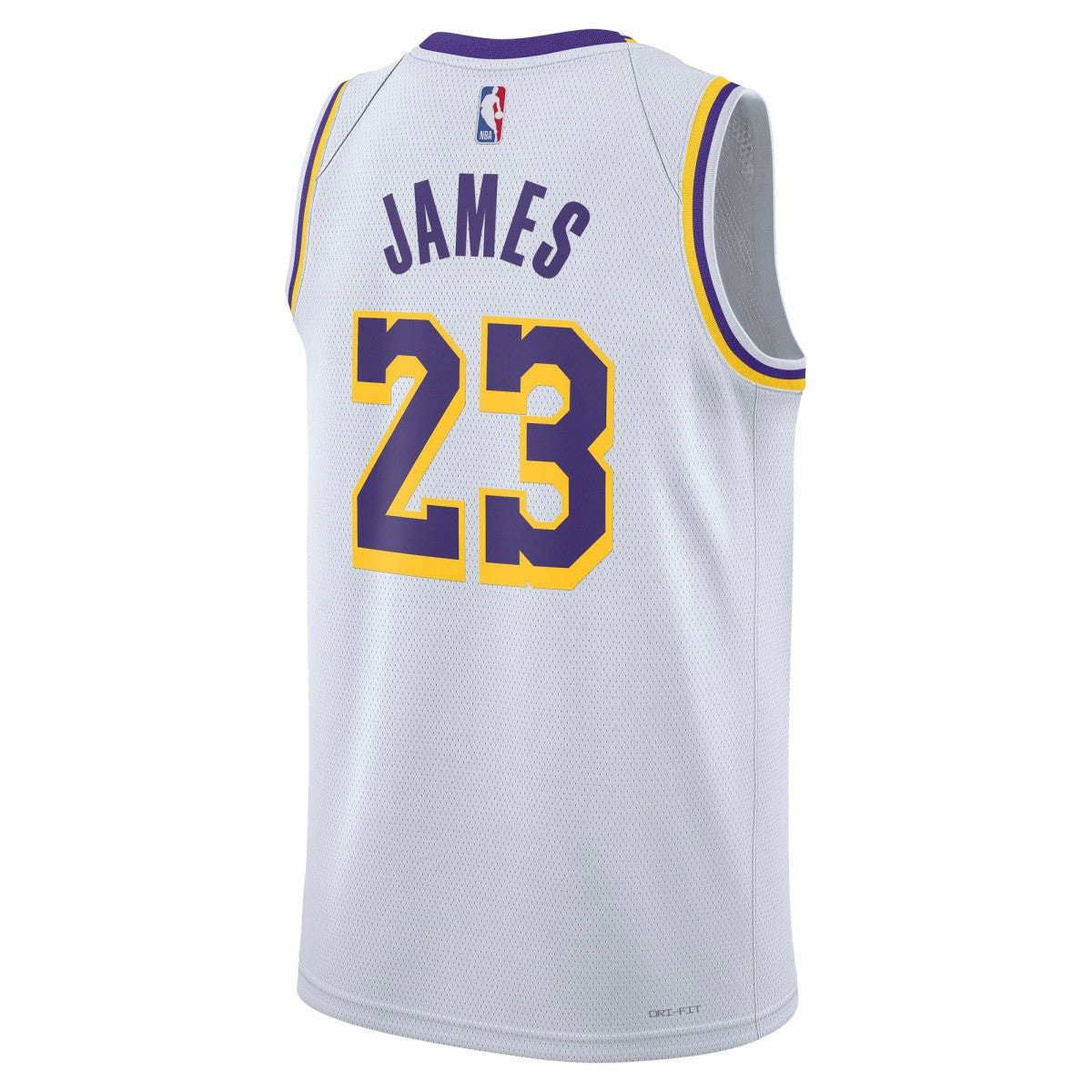 Nike LeBron James Los Angeles Lakers Unisex Swingman Jersey Association Edition White