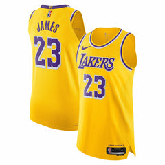 Nike LeBron James Los Angeles Lakers Authentic Jersey Icon Edition Gold